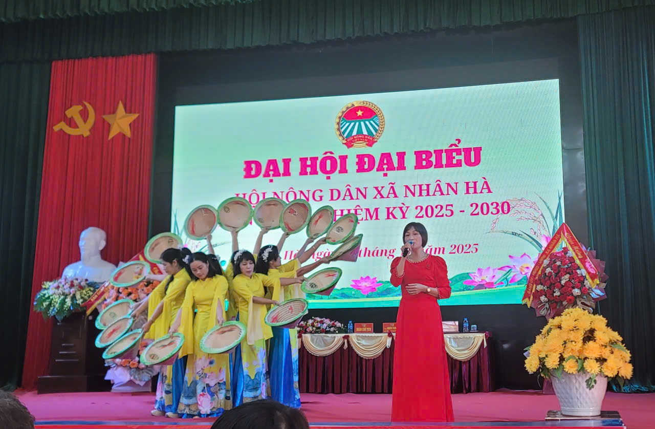 Hội nông dân xã Nhân Hà tổ chức Đại hội Đại biểu Hội nông dân xã lần thứ I, nhiệm kỳ 2025-2030